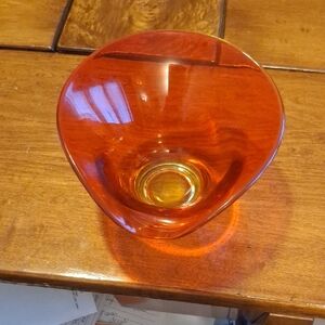  Viking Glass Persimmon Orange Bowl. 